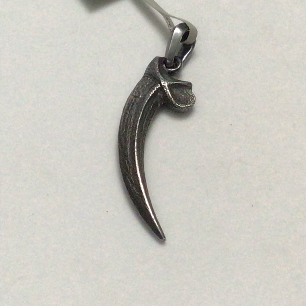 David Yurman Darkened Sterling Silver Eagle Talon Pendant NWT